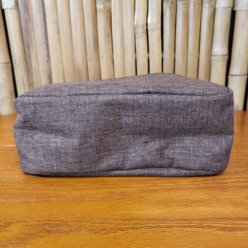 Jinfei Travel Cosmetic/Toiletry Bag Brown 9x6x3 - Picture 5 of 6
